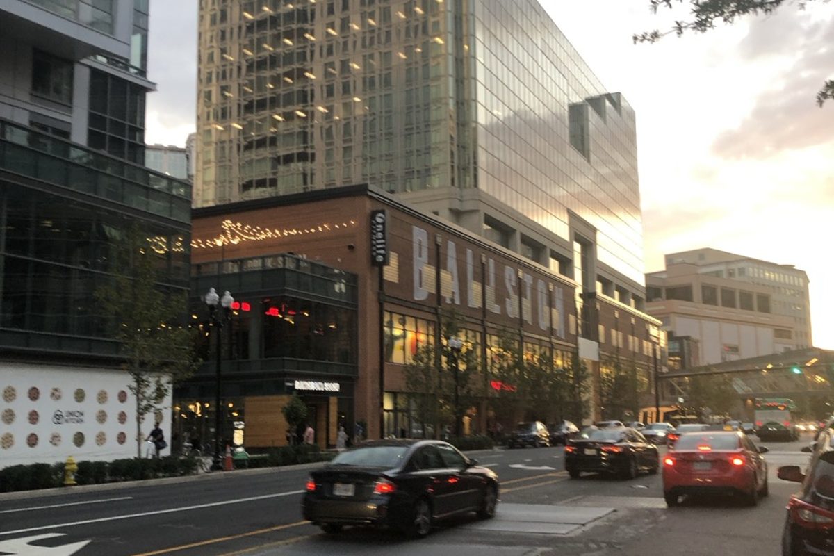 Ballston neighborhood in Arlington, photographed in 2019