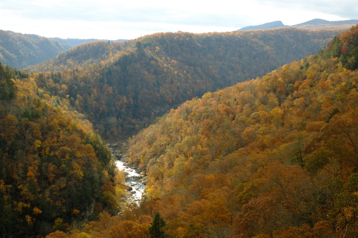 Autumn at Breaks Interstate Park, November 2013